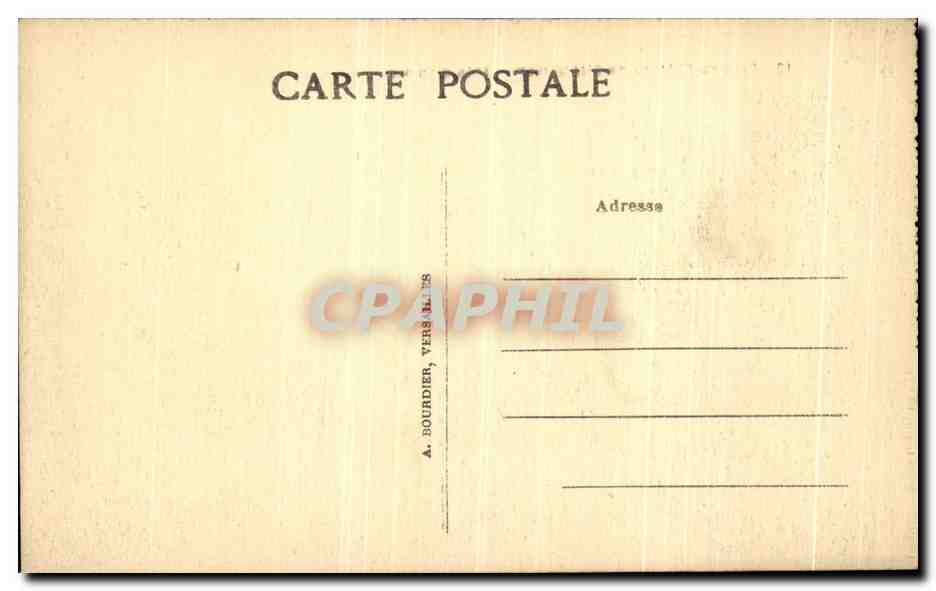 CPA Parc du Chateau De Chantilly L ile d amour — Verso