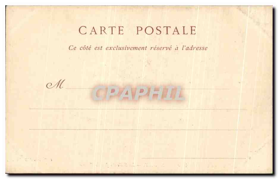 CPA Parc du Chateau De Chantilly la salle du jeu de paume — Rückseite