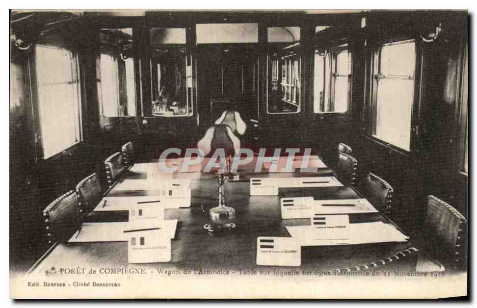 CPA Forte De Compiegne Wagon de l armistice Armistice Militaria 