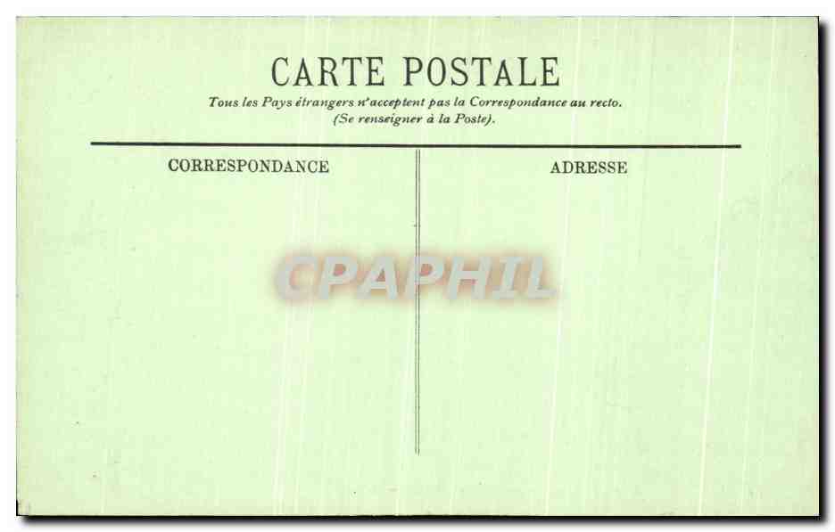 CPA Compiegne Le Chateau La plate bande — Verso