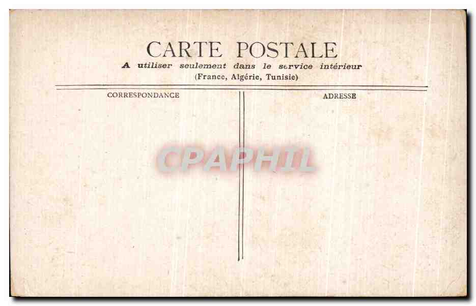 Le Château de Chantilly — vue du château avec son étang — éditeur non identifié — Rückseite