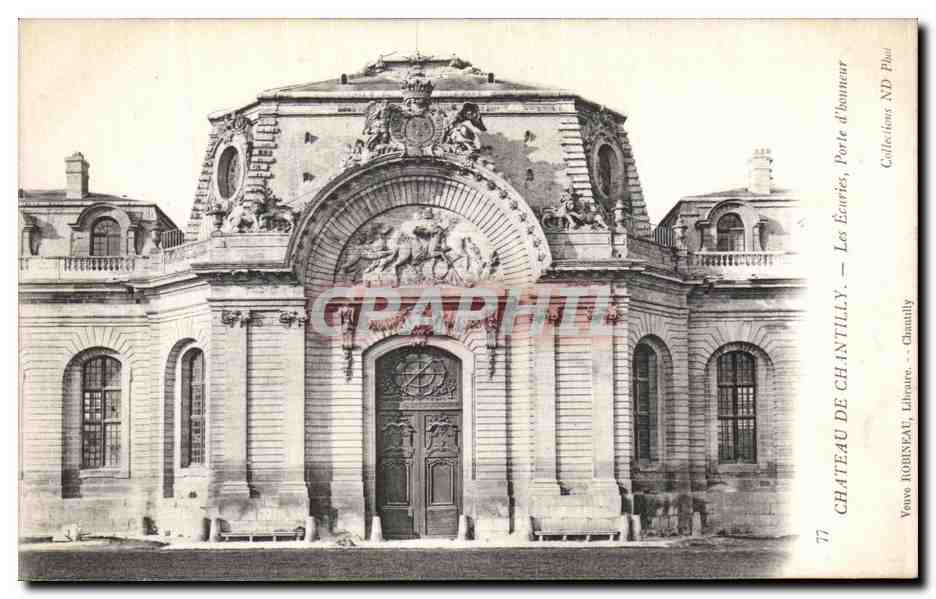 CPA Chantille Chateau Les Ecuries Porte d honneur