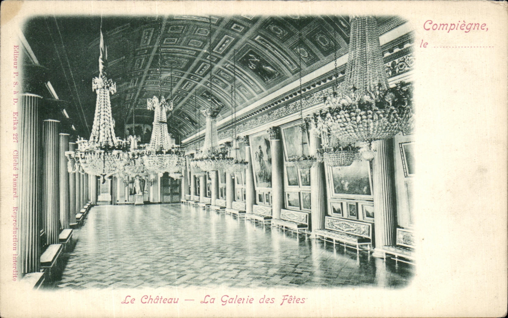 CPA Le Chateau La Galerie des Fetes