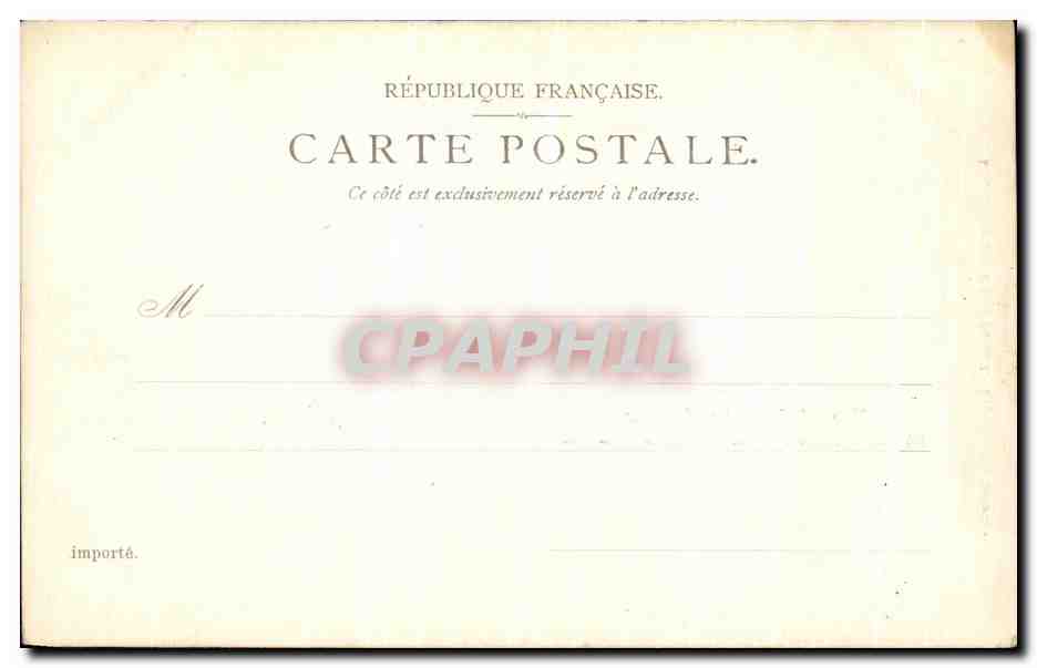 CPA Le Chateau Compiegne Vue generale du chateau — Rückseite