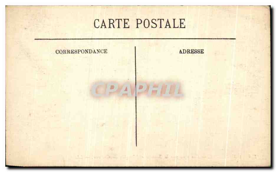 Compiègne — Vue prise sous la Tonnelle et l'Escalier du Château — LL. n° 154 — Achterkant