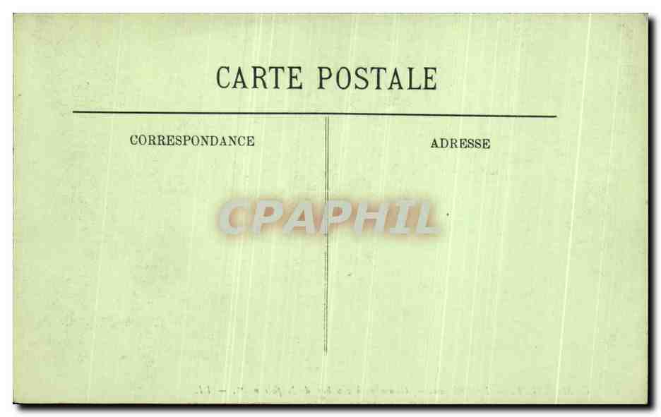 CPA Compiegne Le Chateau Chamber a Coucher de Napoleon 1er — Verso