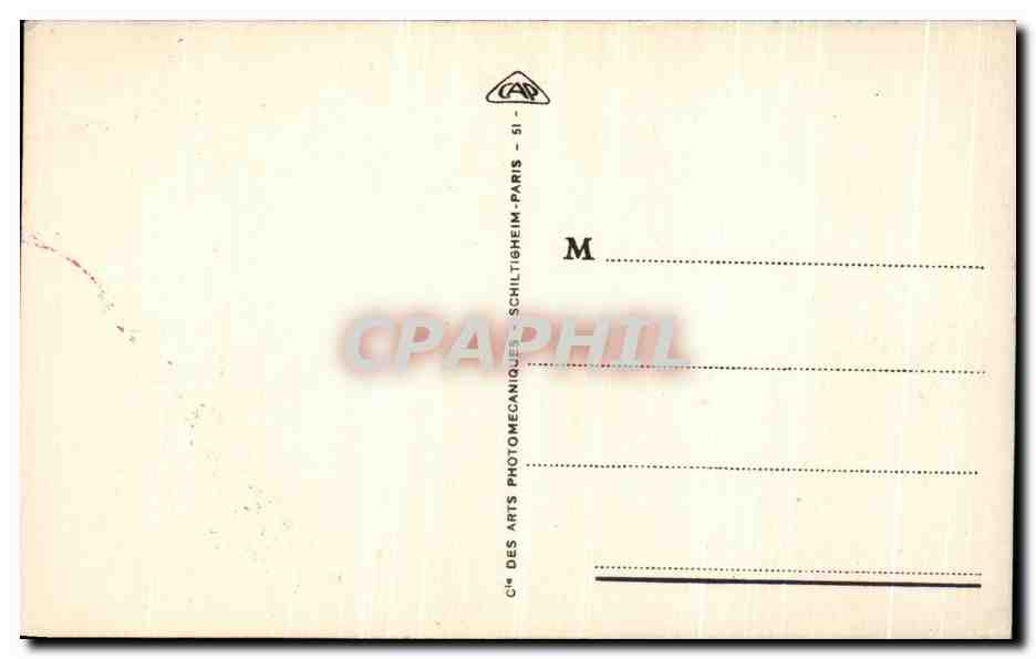CPA Compiegne L hotel de Ville — Rückseite