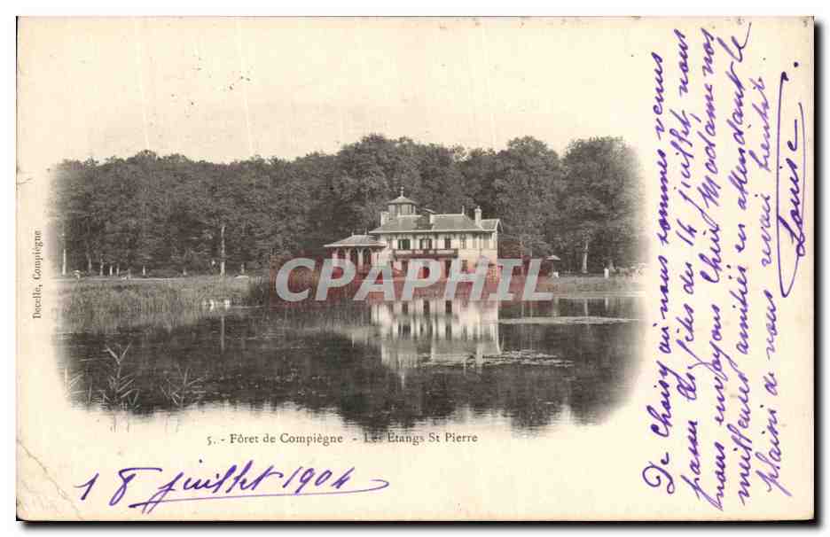 CPA Compiegne Les Etange St Pierre