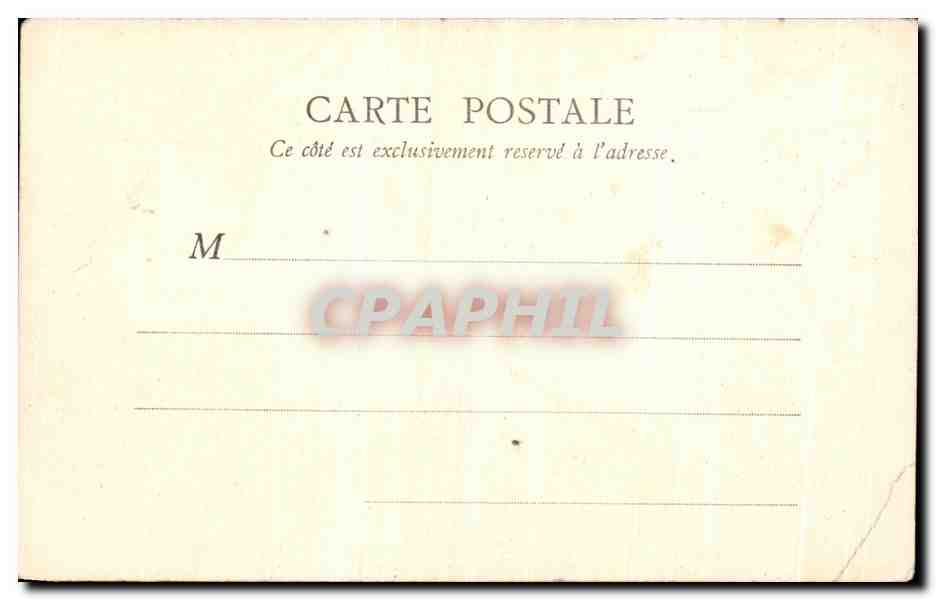 Château de Chantilly — Appartements des Condé — Antichambre — B.F. Paris — Rückseite