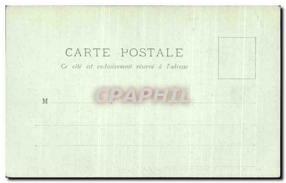 Chantilly — Perspective du Château et du Parc — LL. — Rückseite