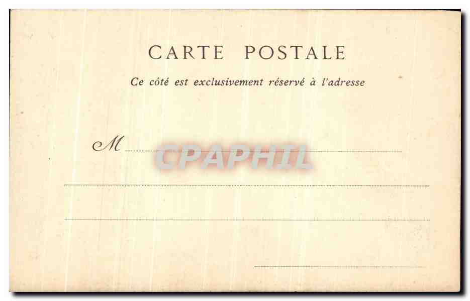 Château de Chantilly — La Galerie des Cerfs — Collections ND. Phot. — Rückseite