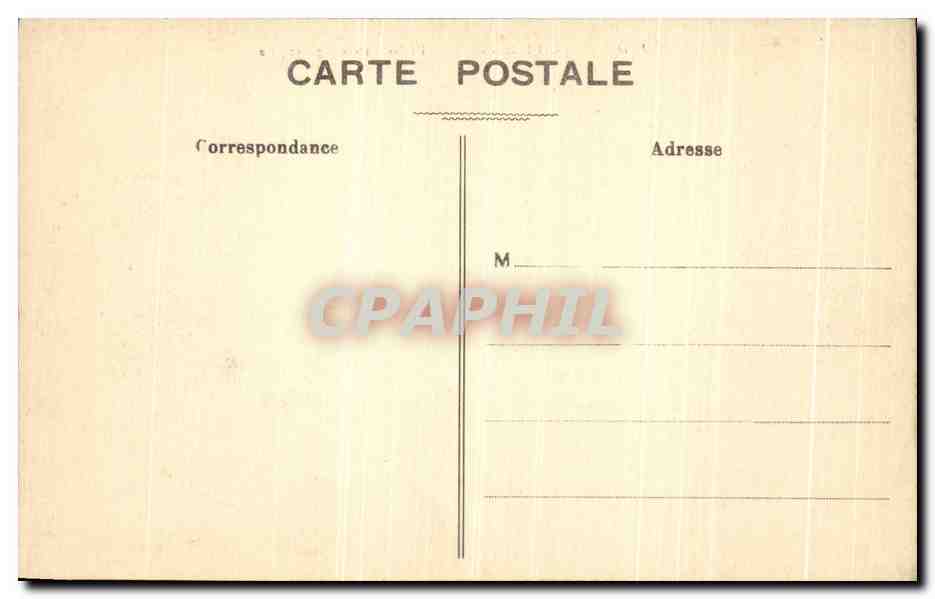 CPA Compiegne Le Palais Facade Principale — Rückseite