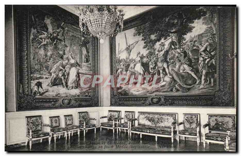 CPA Compiegne palais Histoire de Jason et de Medee Jason enleve la Toison d or