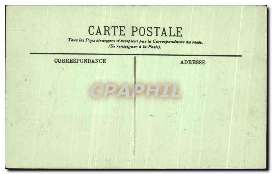 CPA Compiegne Le Chateau La Facade Cote du parc — Verso