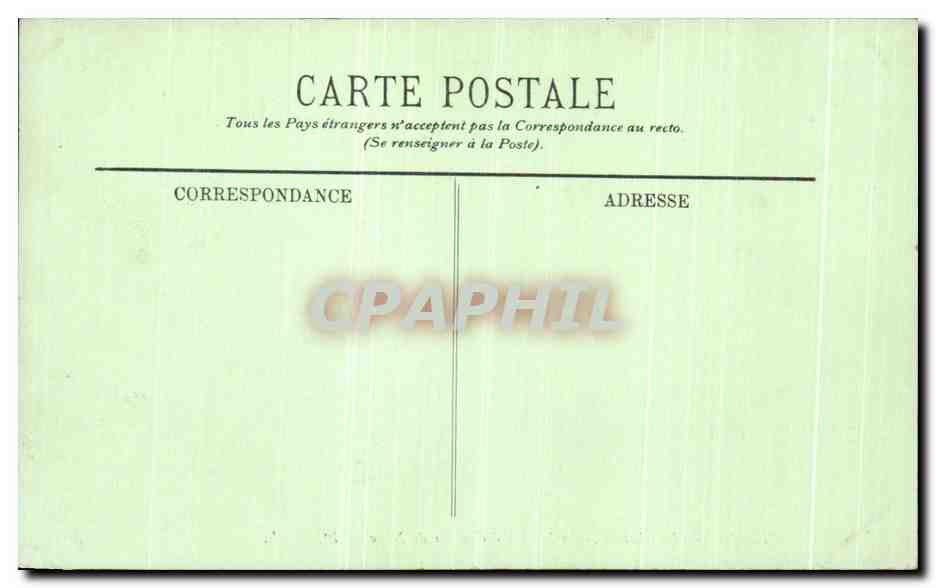 CPA Compiegne Le Chateau Chambre a Coucher de Napoleon 1er — Verso