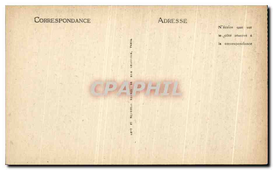 CPA Compiegne Le Chateau La Salle des Feles — Rückseite