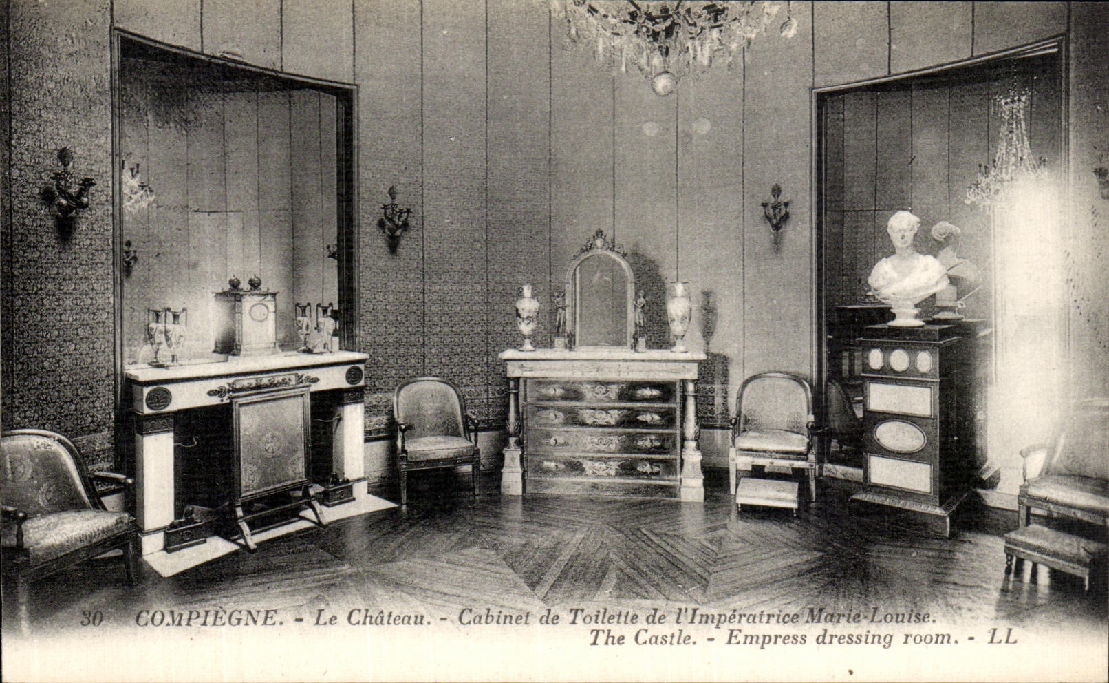 Compiègne - Le Château - Cabinet de Toilette de l'Impératrice Marie-Louise