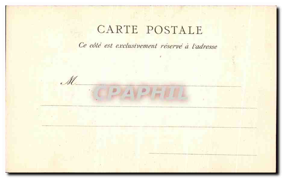 CPA Compiegne Le Chateau Salle des Gardes — Verso