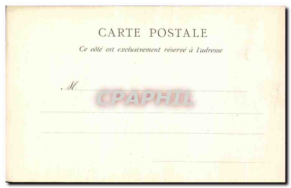 CPA Compiegne Le Chateau Chambre a Coucher de l Empereur — Verso