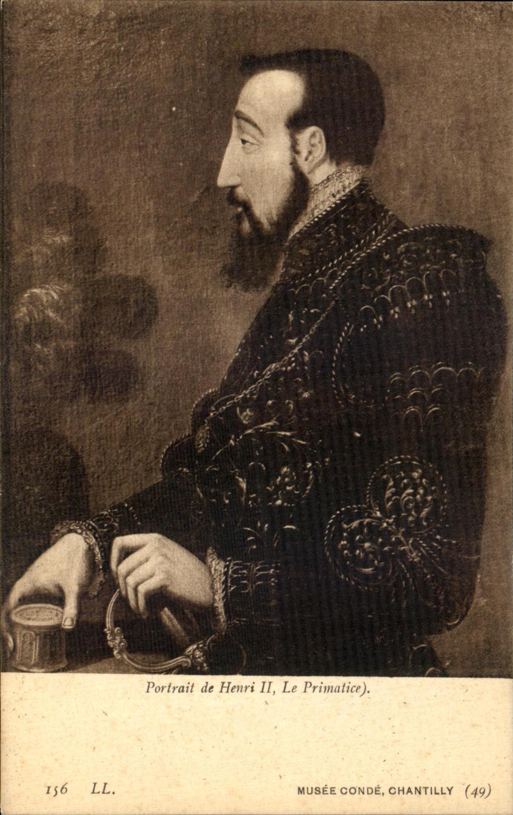 CPA Portrait de Henri II Le Primatice Musee Conde Chantilly