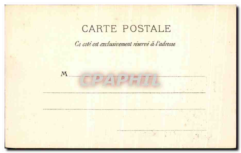 Château de Chantilly — Cour d'Honneur — Éditeur : CPAPHIL — Verso