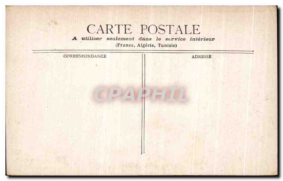 Le Château de Chantilly — vue du château et de son étang — éditeur non visible — Verso