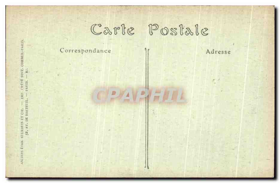 Château de Chantilly — Côté sud-ouest — J. N. D. Hot. — Rückseite