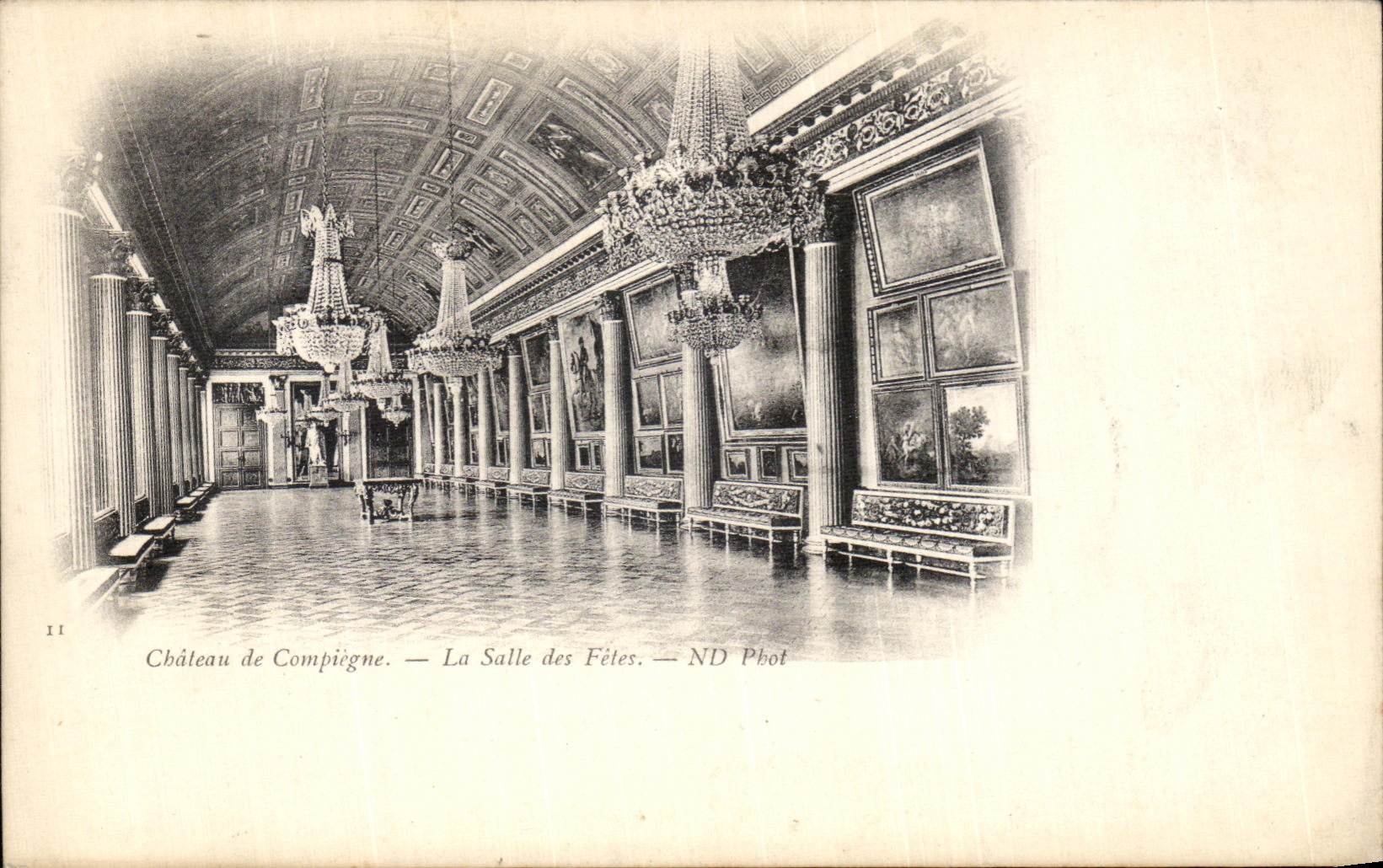 CPA Chateau de Compiegne La Salle des Fetes