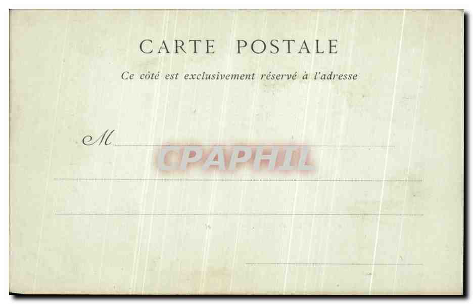 CPA Chateau de Compiegne La Salle des Fetes — Verso