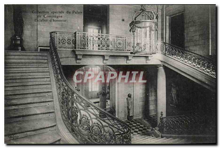 CPA Collection Speciale du Palais de Compiegne Escalier d Honneur