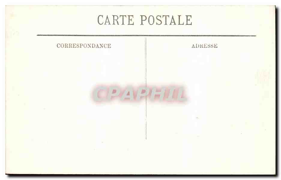 CPA Compiegne Panorama du Chaetau pris de l Eglise St Jacques — Verso