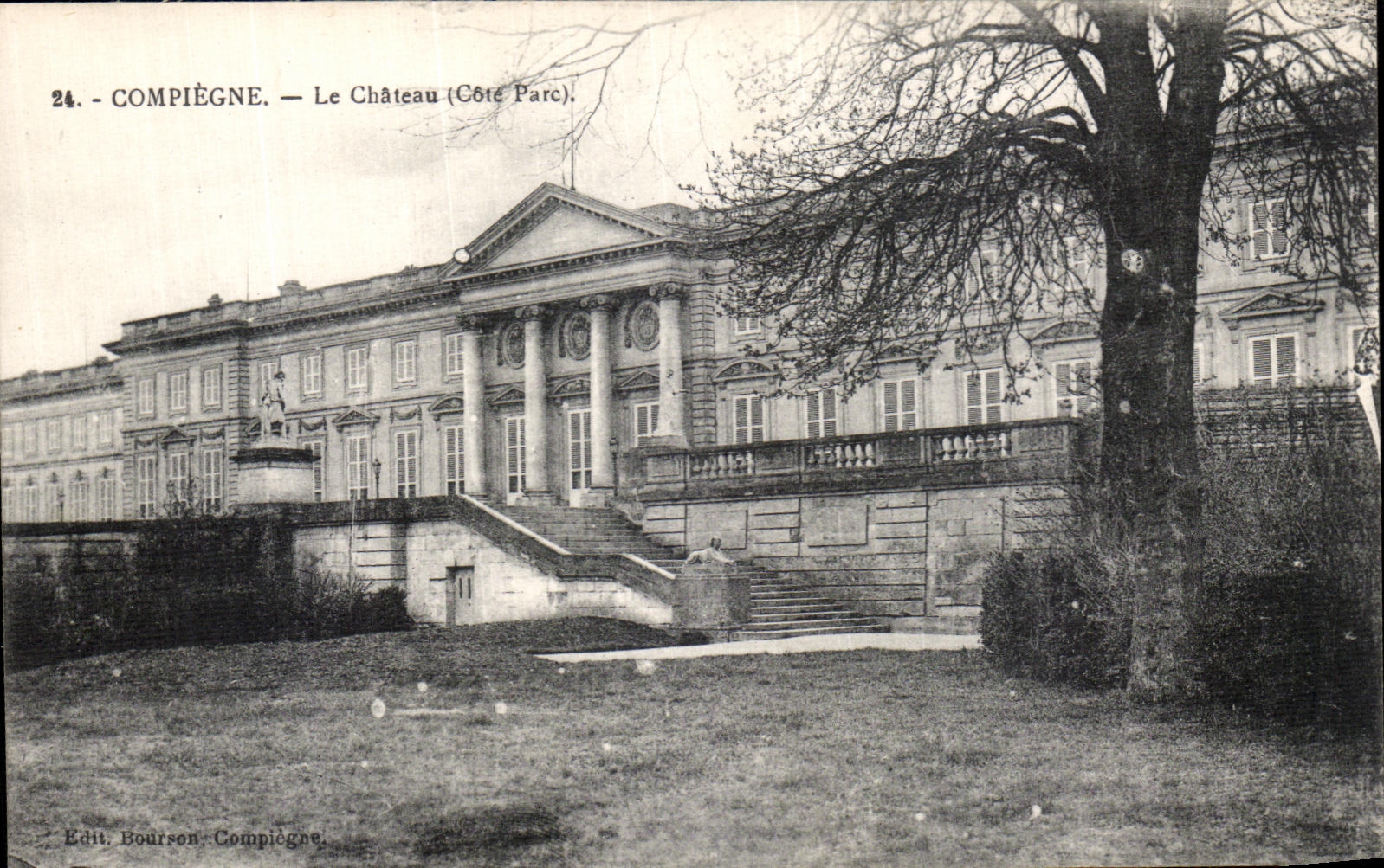 Compiègne — Le Château (Côte Parc) — Édit. Bourson, Compiègne