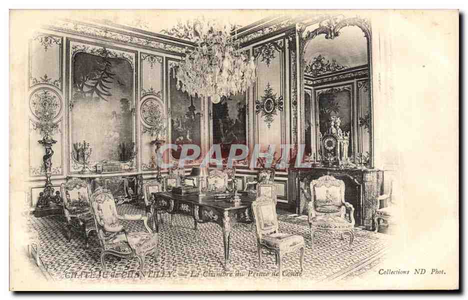 Château de Chantilly — La Chambre du Prince de Condé — Collections ND Phot.