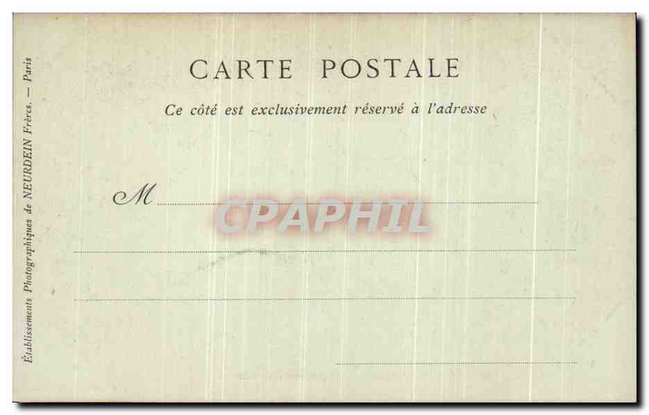 CPA Chateau De Chantilly Le Hameau la Metairie — Rückseite