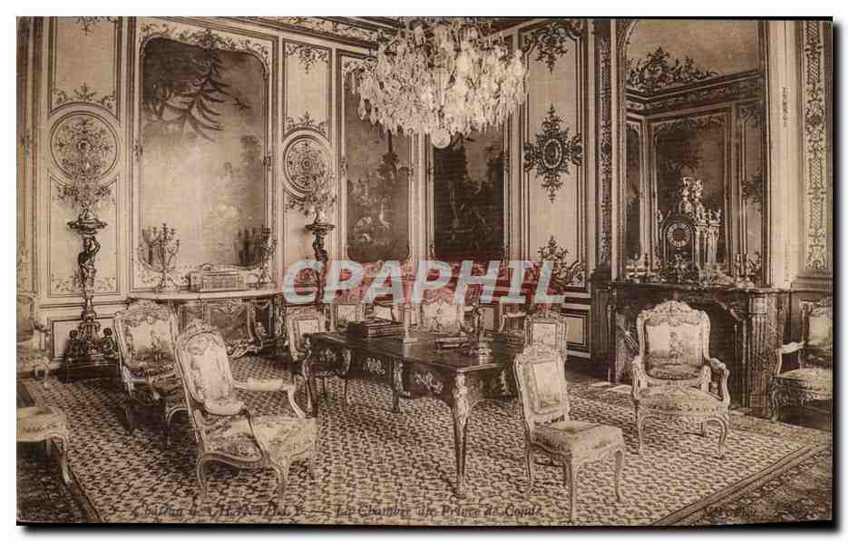 Die Zimmer des Prinzen von Condé — Schloss Chantilly, Delâtre
