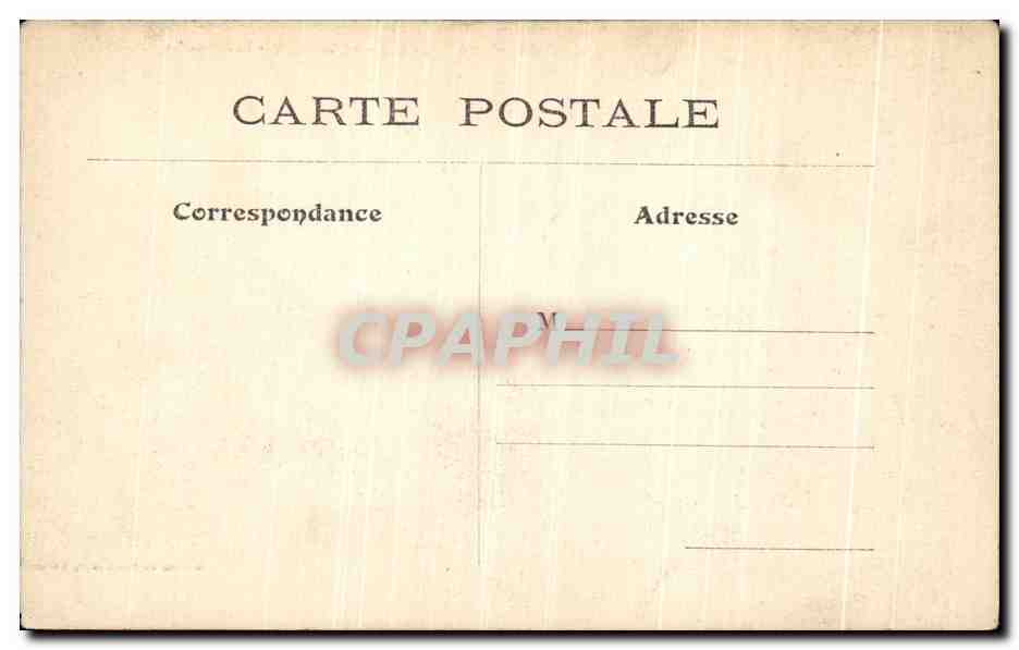 CPA Chantilly Les Grandes Ecuries — Verso