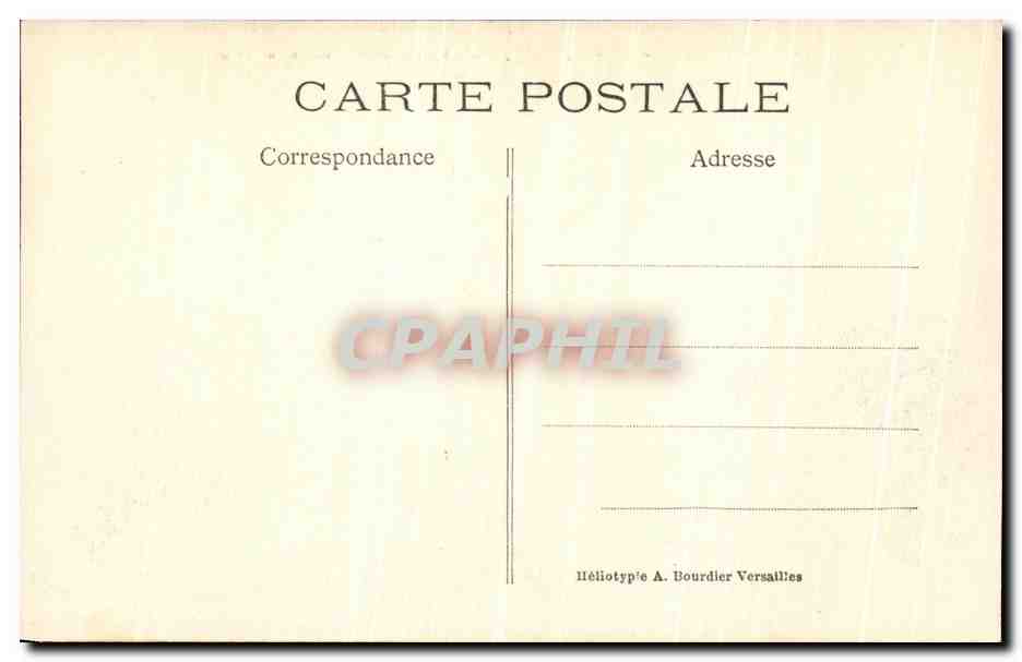 CPA Chateau De Chantilly Entree Principale et Ensemble du Chateau — Rückseite
