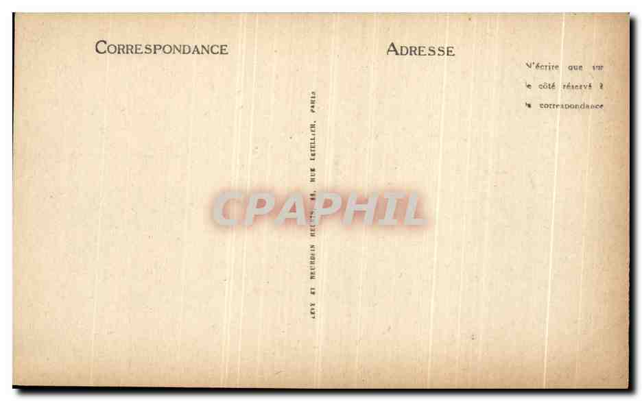 CPA Compiegne Le Chateau Chambre a Coucher de Napoleon 1er — Verso