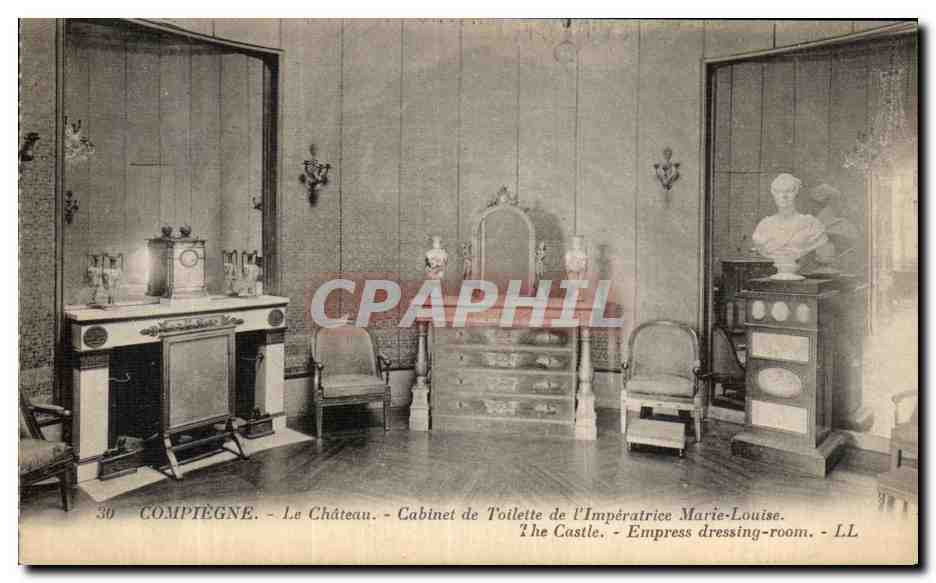 Compiègne - Le Château - Cabinet de Toilette de l'Impératrice Marie-Louise