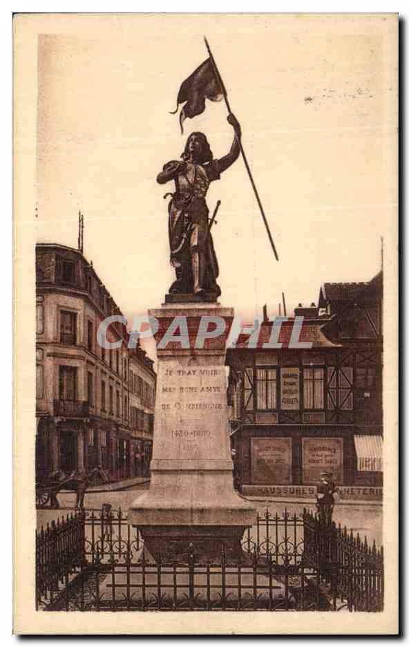 CPA Compiegne La Statue De Ste Jeanne D Arc