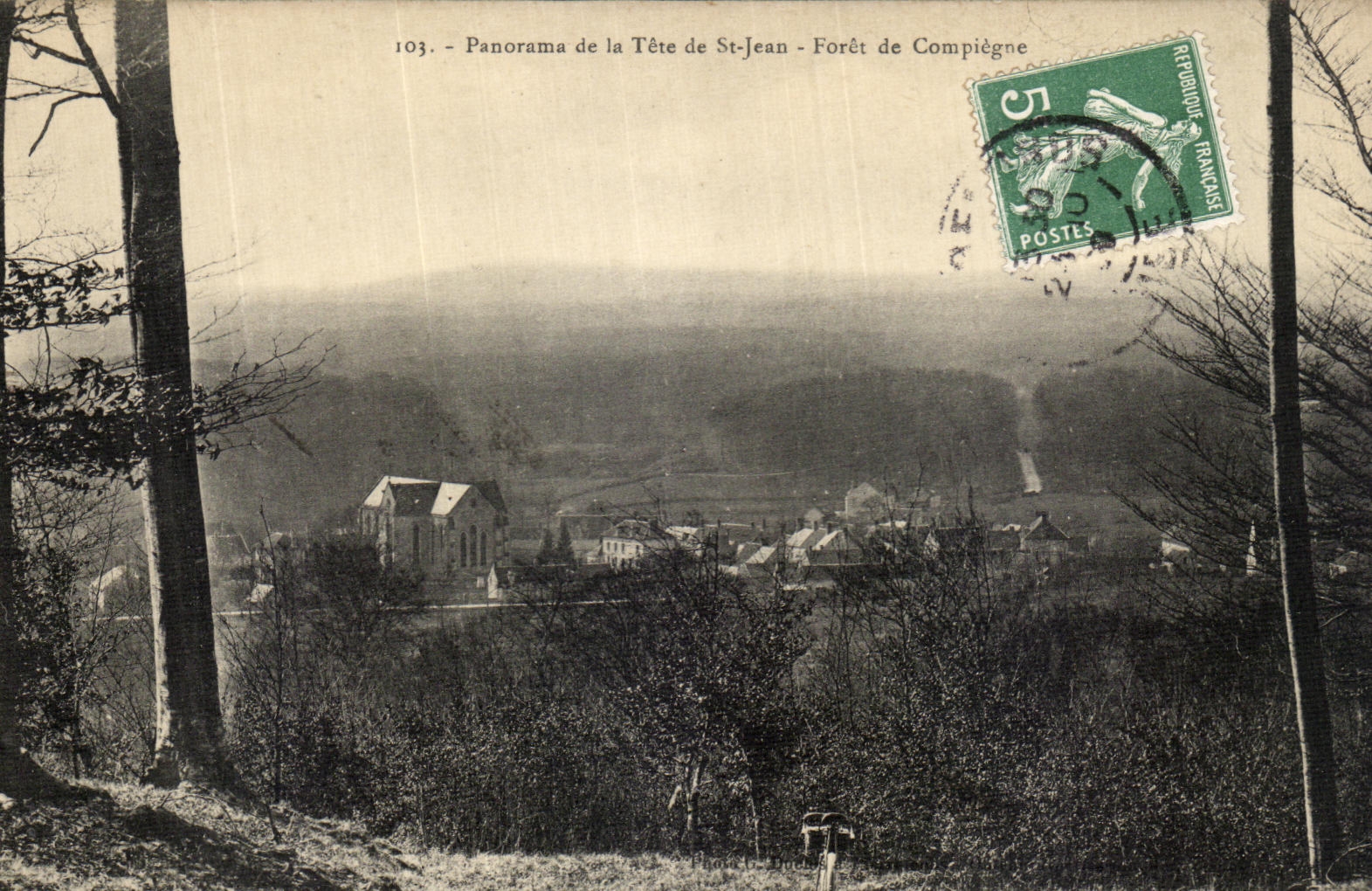 CPA Panorama de la Tete de St Jean Foret de Compiegne