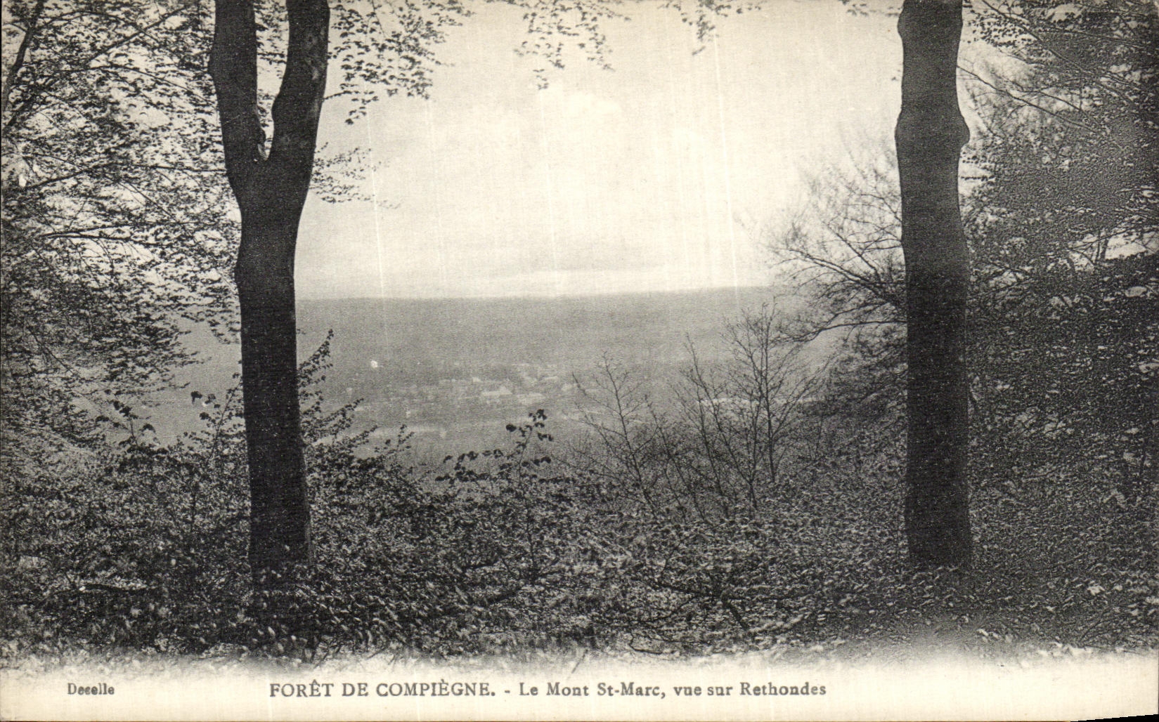 CPA Foret De Compiegne Le Mont St Marc Vue Sur Rethondes