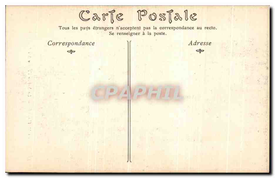 CPA Compiegne La Nef de l eglise Saint Jacques — Verso