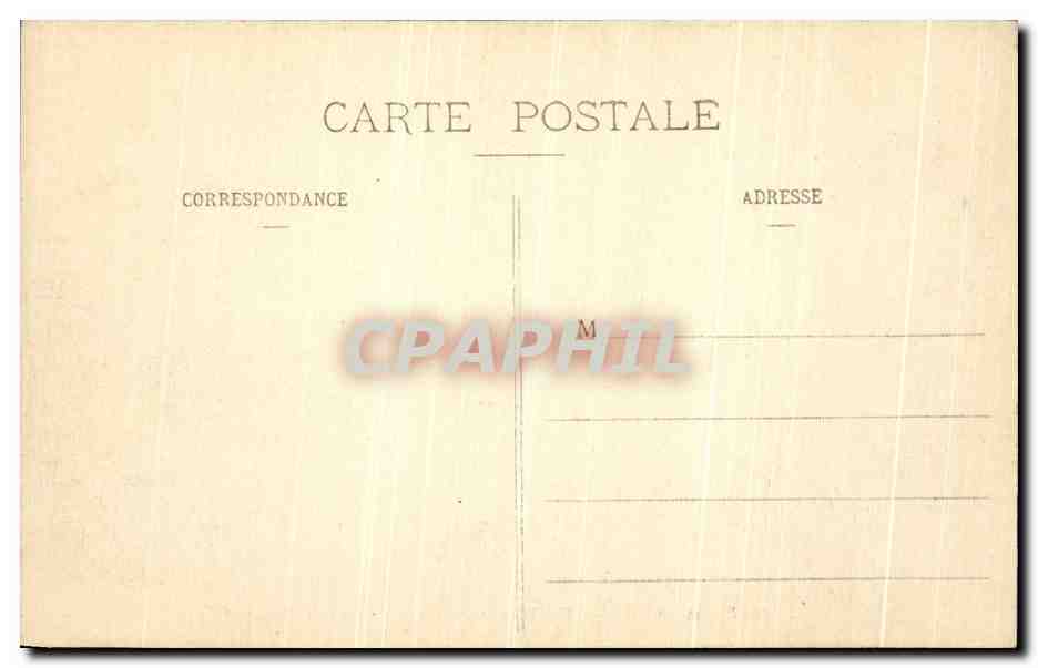 Compiègne — Ein Eckbereich des Parks mit Blick auf den Schloss — E.D. - 35 — Rückseite