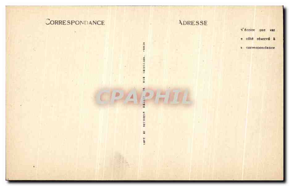 CPA Compiegne Place de l Hotel de ville — Verso