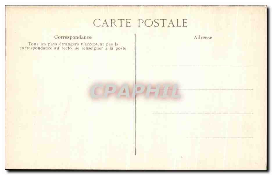 CPA Palais de Compiegne Chateau Salles des fetes — Rückseite