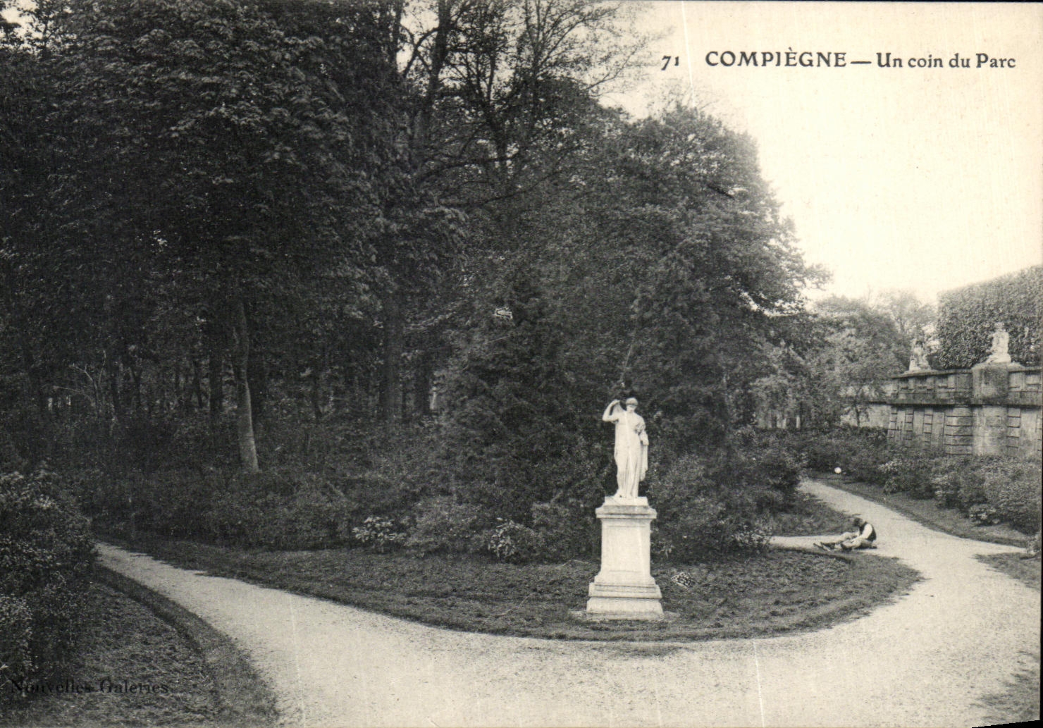 Compiègne — Un coin du Parc — Nouvelles Galeries, n°71
