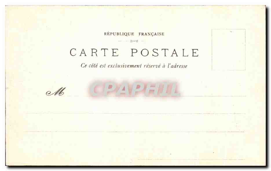 CPA Chateau de Compiegne Salle des gardes — Verso