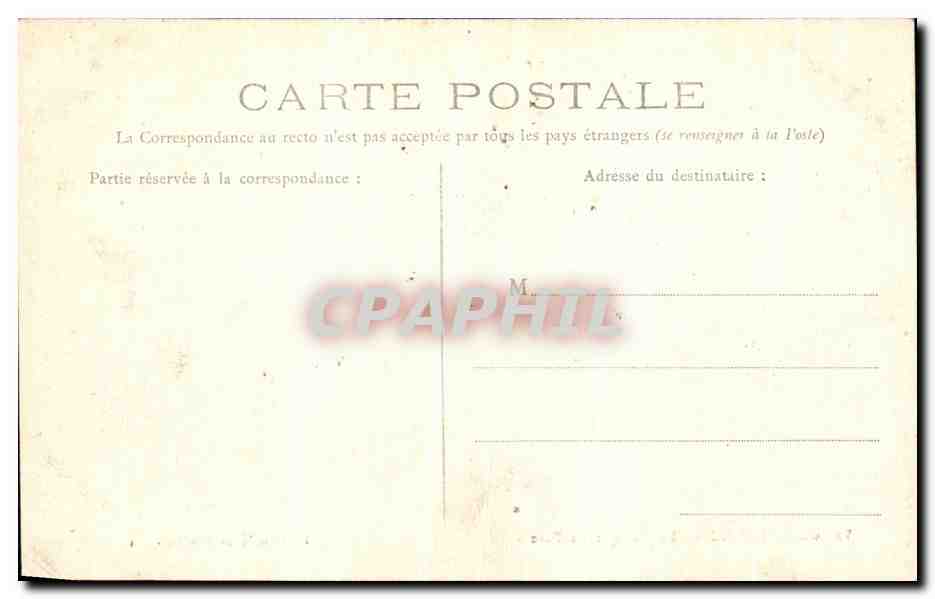 CPA Compiegne Le Kiosque du Parc — Rückseite