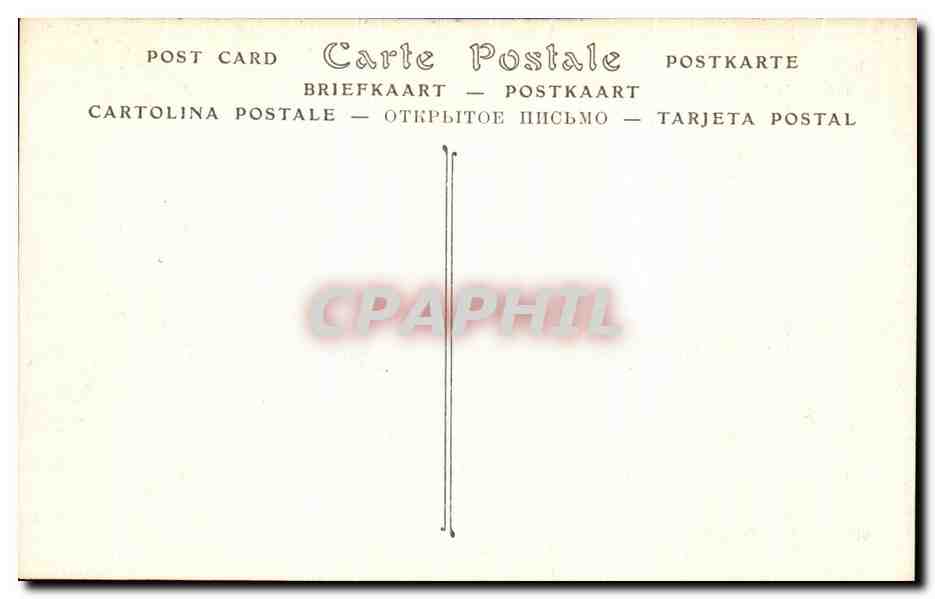 CPA Palais de Compiegne La Salle des Gardes — Verso
